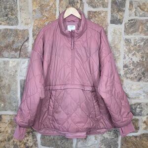 Old Navy Active Packable Quilted Water Resistant Pullover Jacket Coat